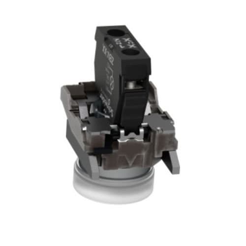 XB4BVM1 Buton semnalizare LED 22mm Alb