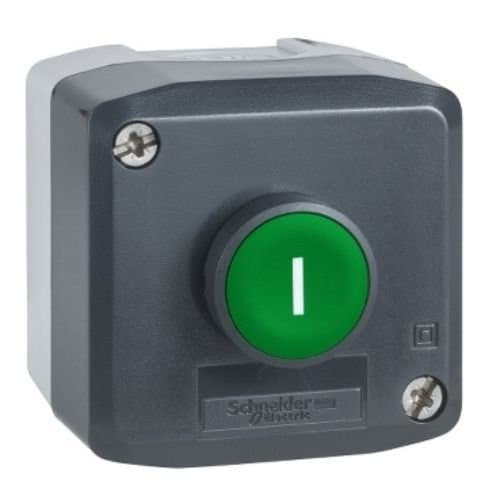 XALD102 Buton de comandă 1NO Verde