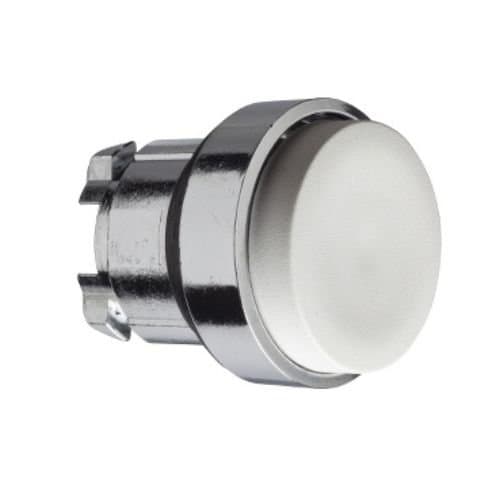 ZB4BL1 Cap buton cu revenire 22mm Alb