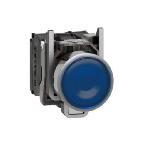 XB4BW36B5 Buton de comandă cu revenire 1NO Albastru 24V