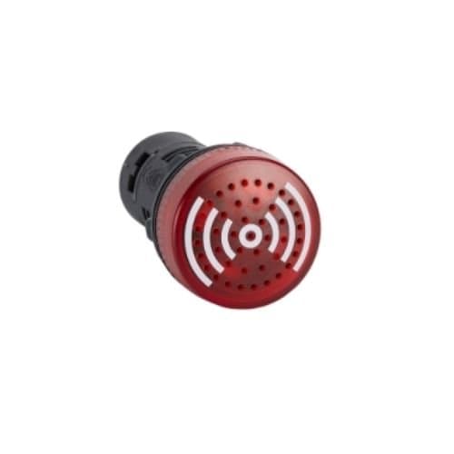 XB2BSB4LC Buton sonerie iluminat 90dB 22mm 24V Roșu