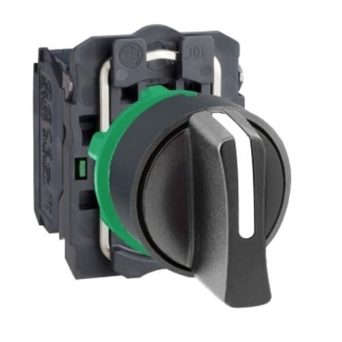 XB5AD33 Buton selector 2A 2ND Negru 230V