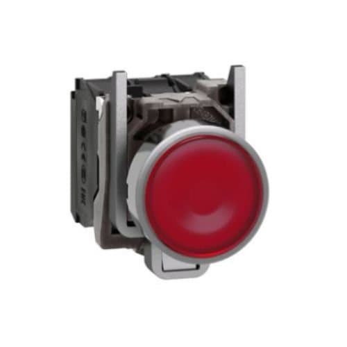 XB4BW34B5 Buton de comandă cu revenire 1NO Roșu 24V