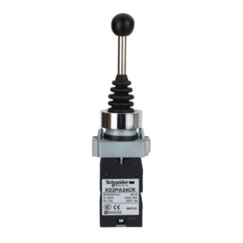 XD2PA24CR Controler Joystick 22mm 4 direcții 4NO Negru