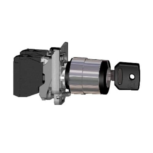 XB4BG21GEX Buton selector AEx 455 KEY S.S 2 poziții Negru