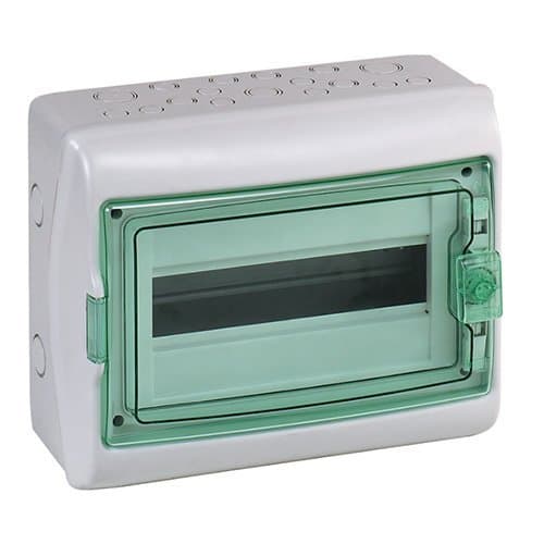 Cofret electric Schneider Electric Kaedra, 12 module, IP65, cu ușă transparentă
