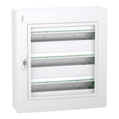 Tablou aplicat Schneider Electric, 72 module, cu ușă transparentă