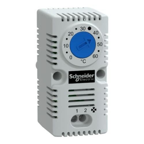 Termostat simplu SCHNEIDER ELECTRIC, 0-60°C, albastru
