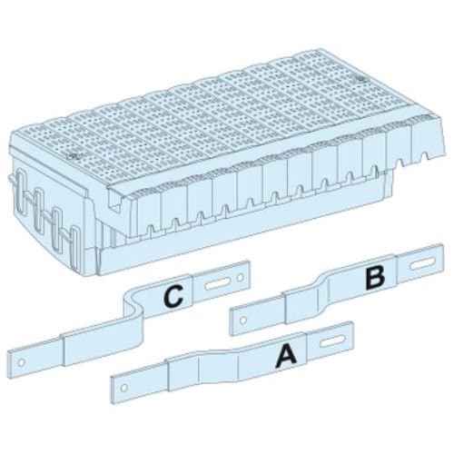 Bloc de distribuție Schneider Electric pentru NSX250, 3P, fix