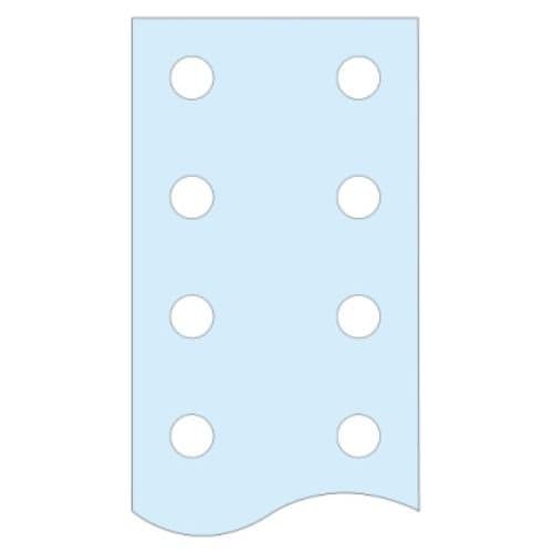 LVS04515 Bară verticală cu găuri 50x5