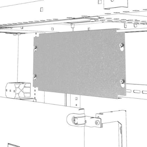Contrapanou GEWISS 600x200 mm pentru tablouri electrice