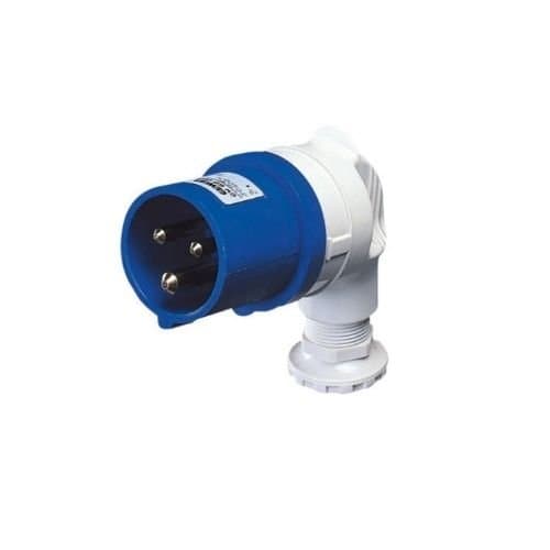 GW60096 Fișă ind 2P+T 32A 230V 6h Albastru IP44