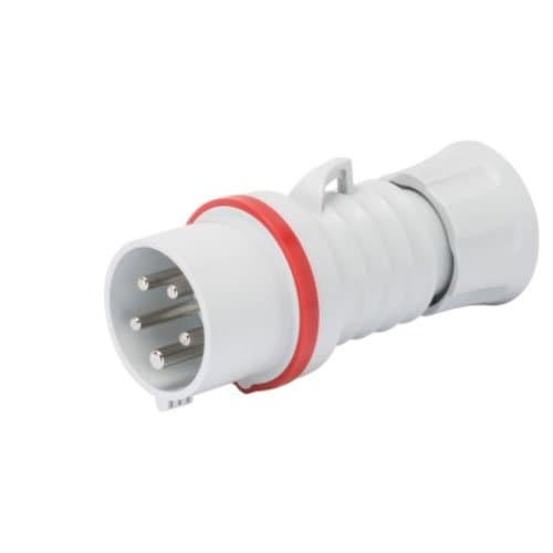 Fișă industrială GEWISS 3P+E 16A, roșie, IP44