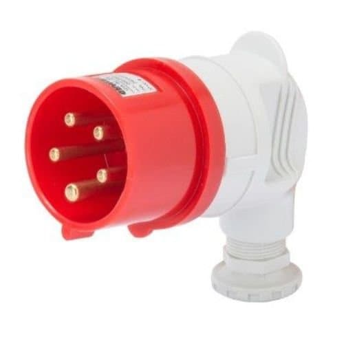 Fișă industrială GEWISS 3P+N+E 32A, roșie, IP44
