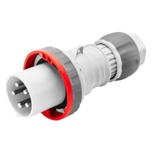 Fișă industrială GEWISS 3P+N+T, 63A, 400V, roșie, IP67
