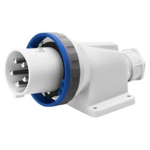 Fișă industrială fixă GEWISS, 2P+E, 63A, IP67, albastră