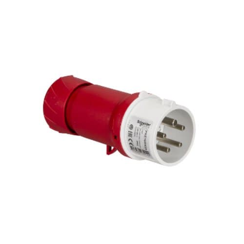 Fișă industrială Schneider Electric 3P+N+E, 16A, roșie, IP44