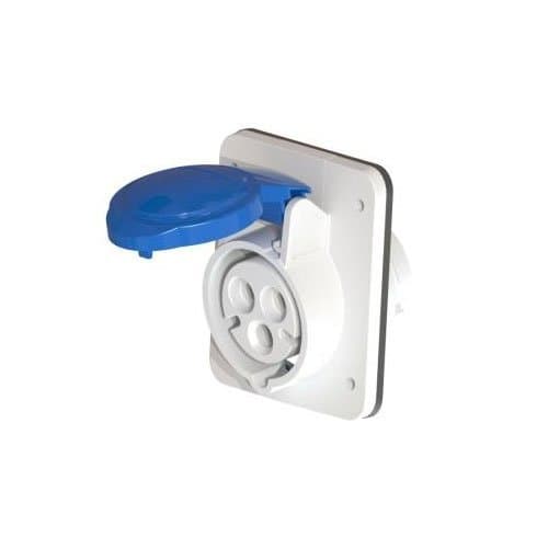 GW62216H Priză ind fixă 10G 2P+T 32A 230V 6h Albastru
