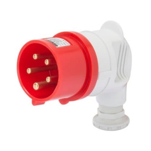 Fișă industrială fixă GEWISS 3P+E 16A, IP44, roșie