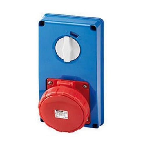Priză industrială GEWISS 3P+N+T 32A, IP67, verticală