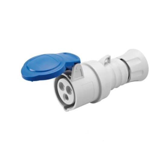 Priză industrială mobilă GEWISS 2P+E 16A 230V, albastră