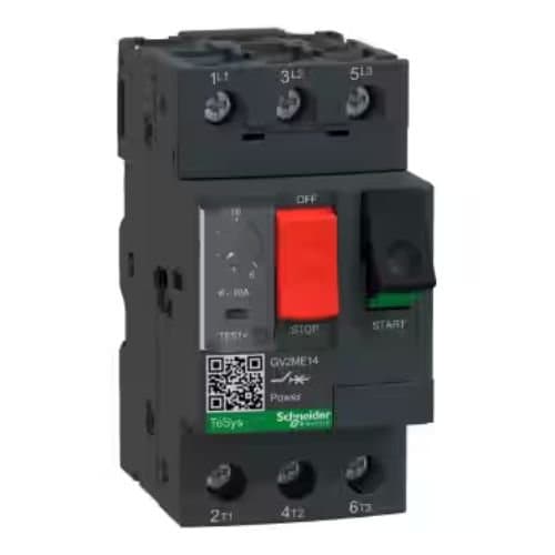 Întrerupător automat tripolar pentru motor Schneider Electric, reglaj 6-10A