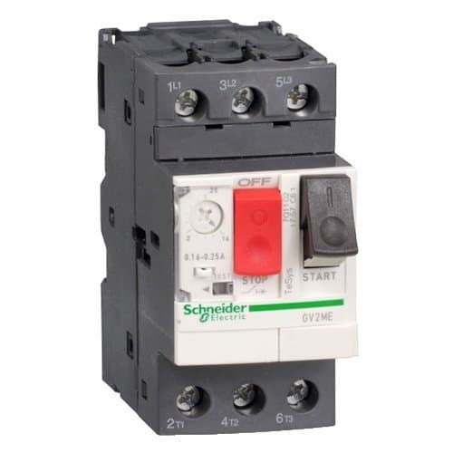 Întrerupător automat 3P pentru motor Schneider Electric, 1-1,6 A