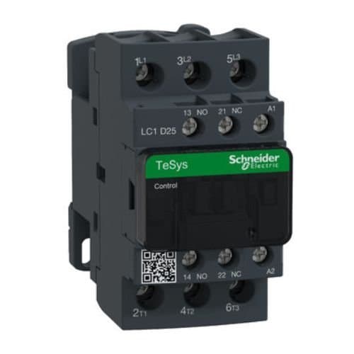 Contactor Schneider Electric 25A, 1F+1O, 400V