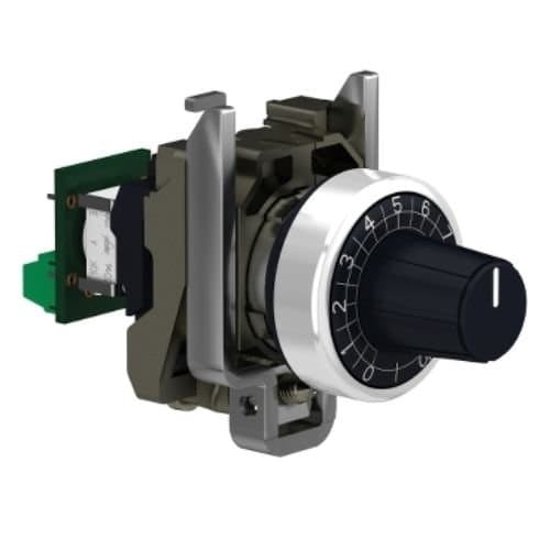 Potentiometru complet Schneider Electric 1kOhm, metalic