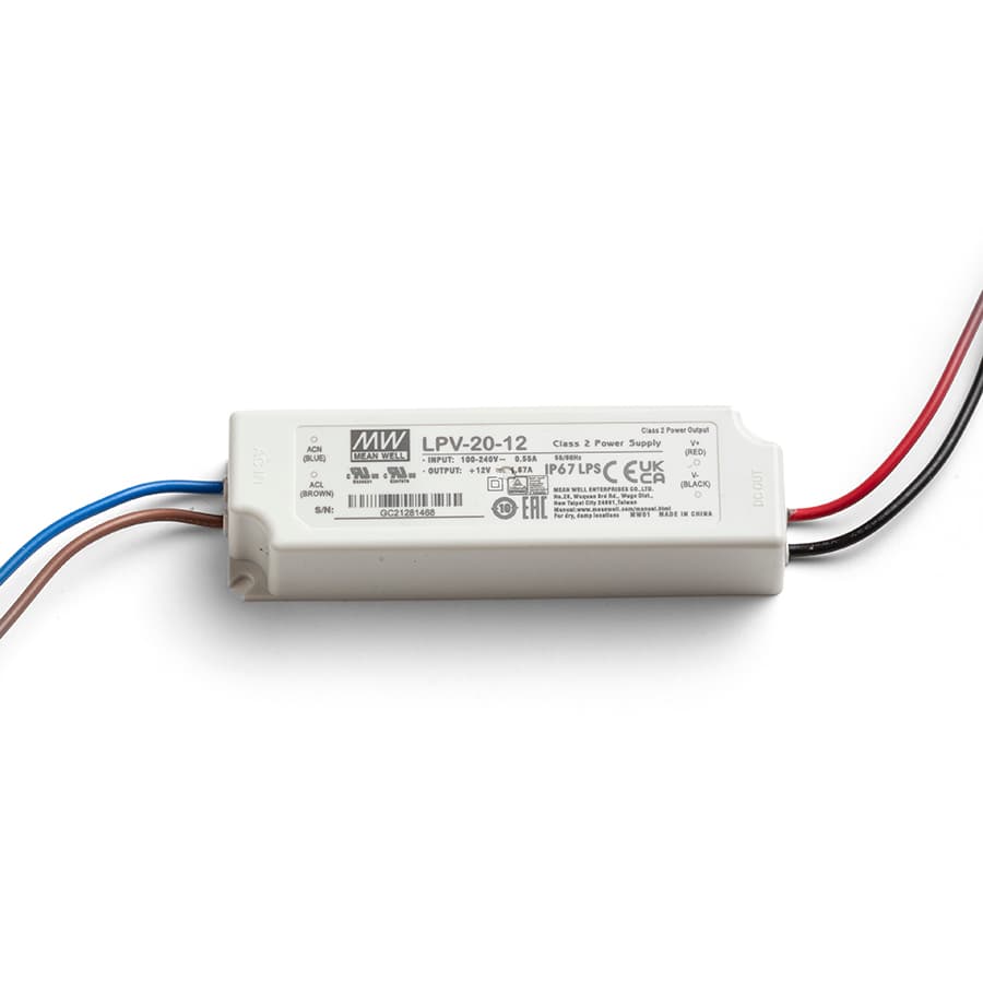 RENDL TRAFO 0-20W 230V/12V 20W IP67