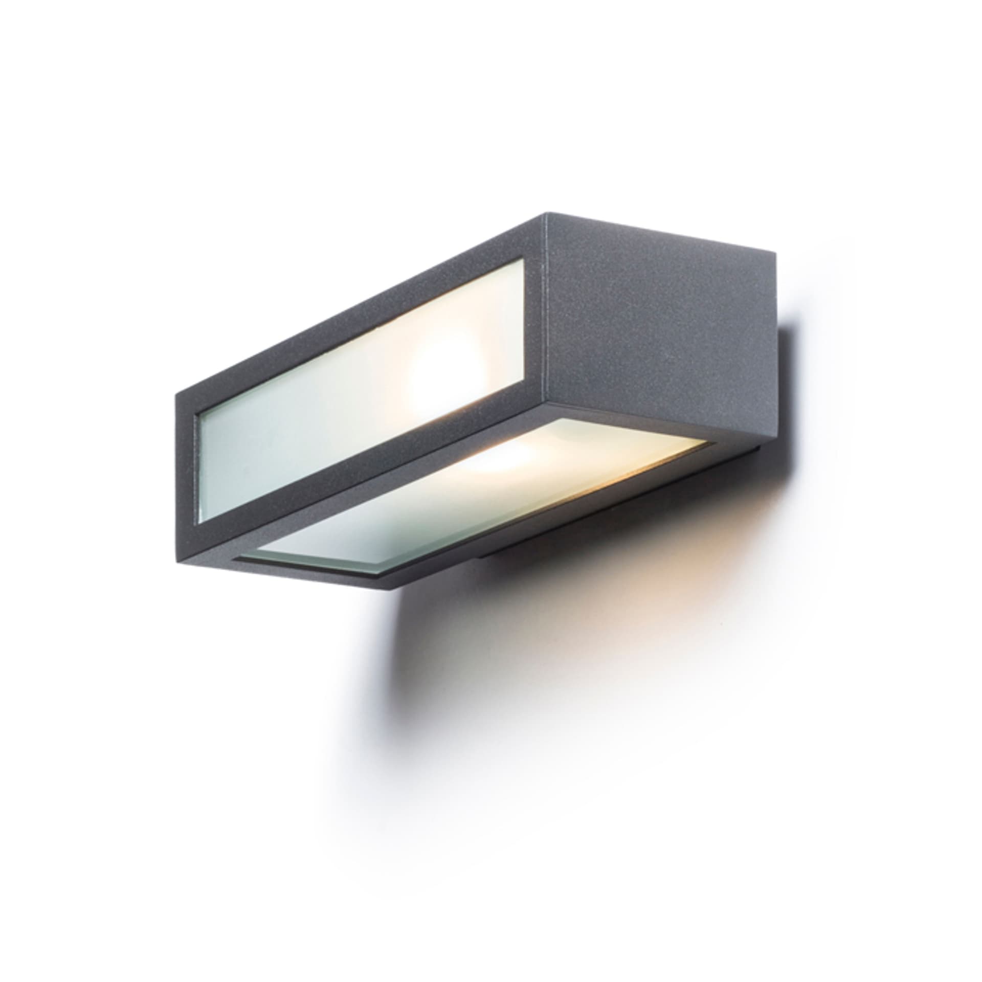 Aplică de perete Rendl Gino, antracit, 230V, LED, E27, 11W, IP44