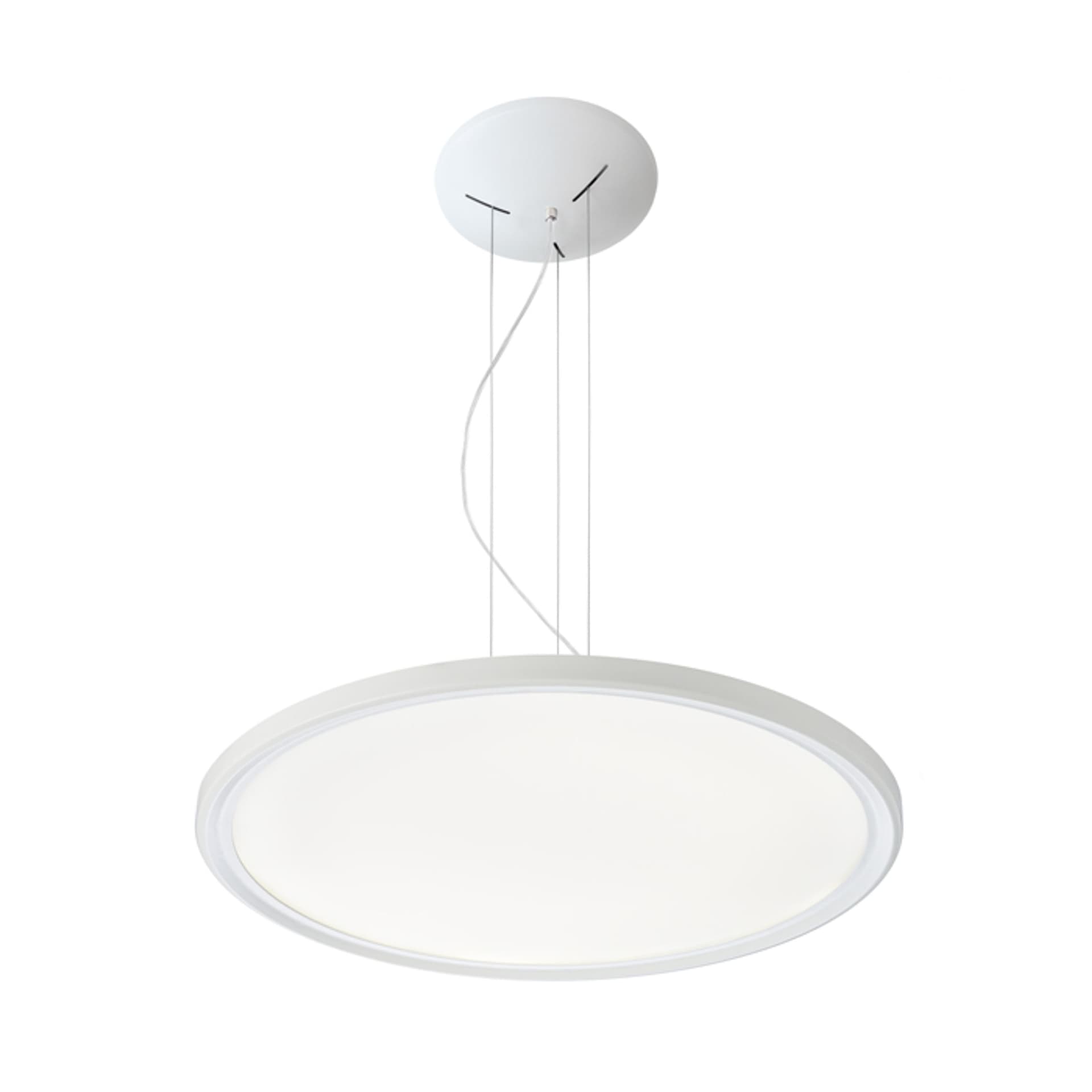 Suspensie Rendl Moneta Dimm alb 230V LED 36W 3000K