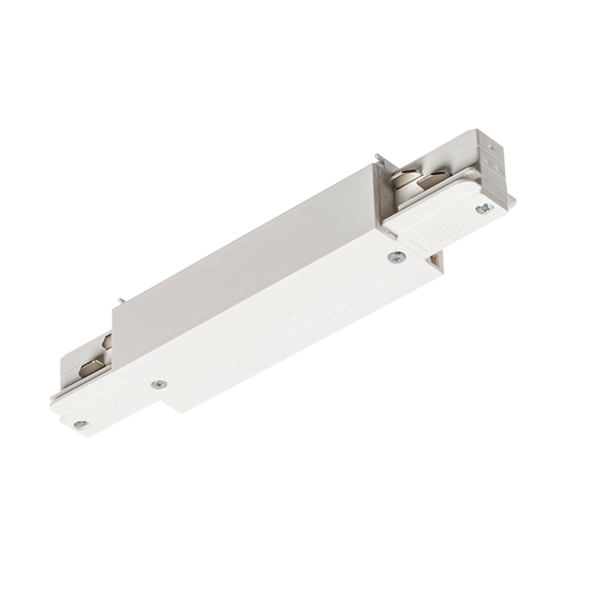 Conector longitudinal Rendl EUTRAC, alb, 230V