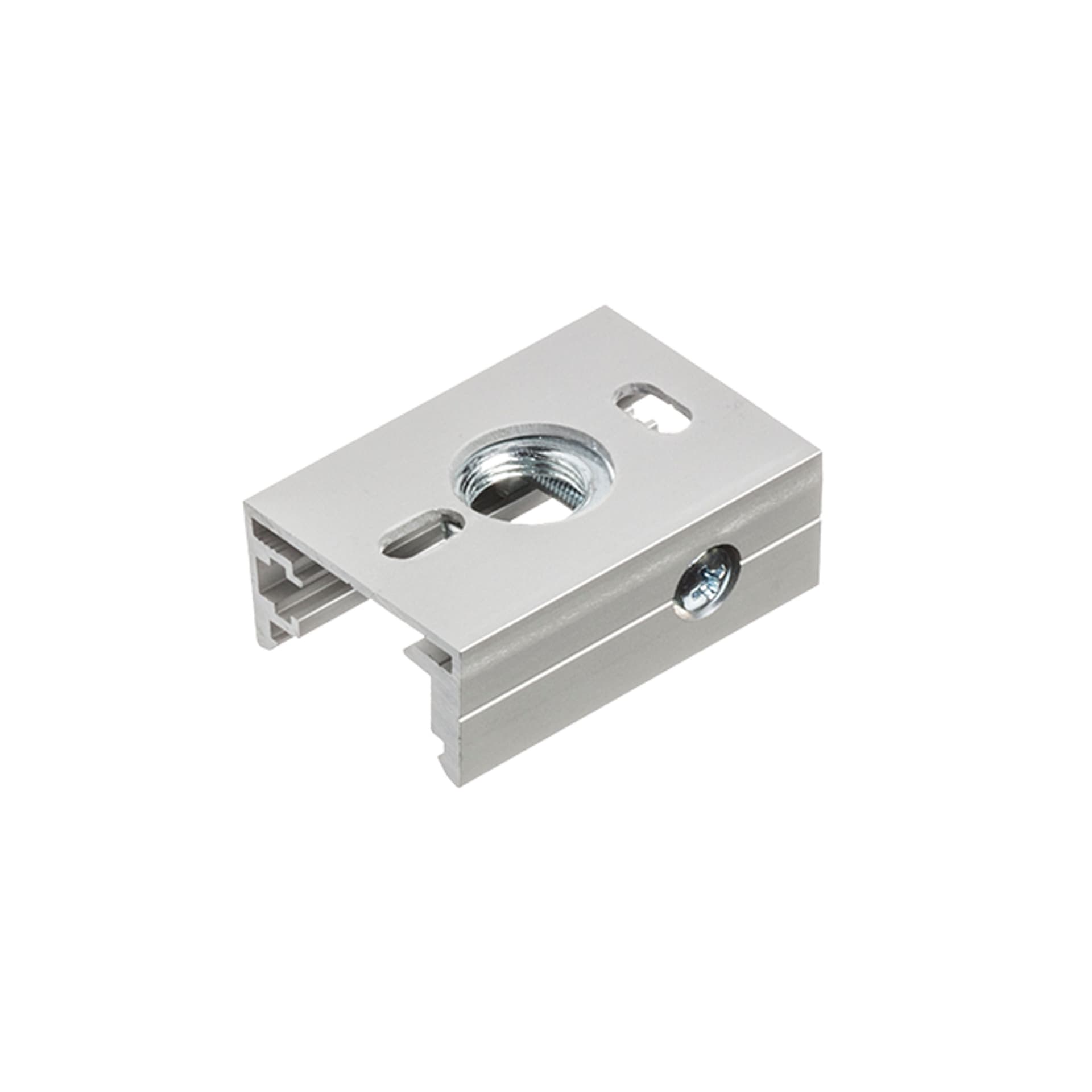 Adaptor suspendat Rendl EUTRAC pentru șină cu 3 circuite, gri argintiu