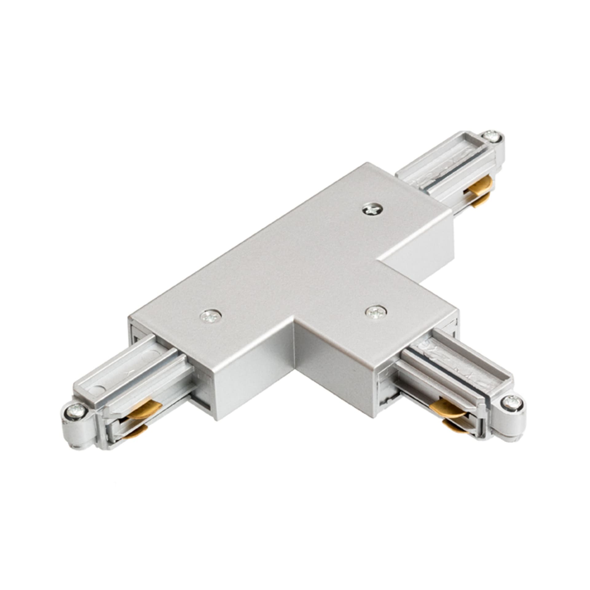 Conector drept Rendl pentru șine, gri argintiu, 230V