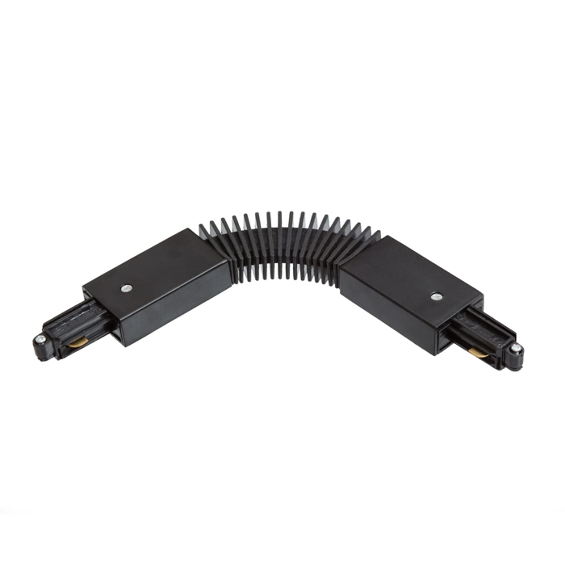 Conector flexibil negru Rendl 1F pentru sisteme pe șină moderne