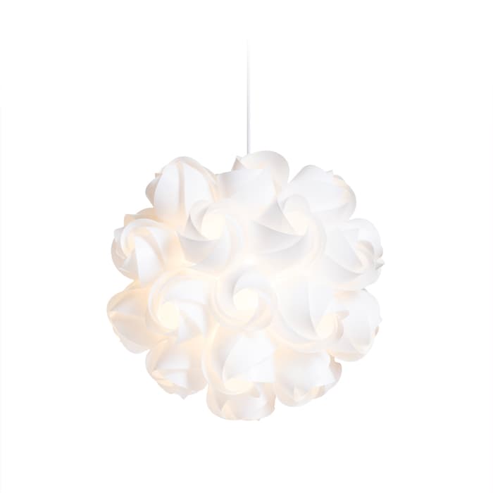 RENDL COCO suspendat alb PVC 230V LED E27 15W