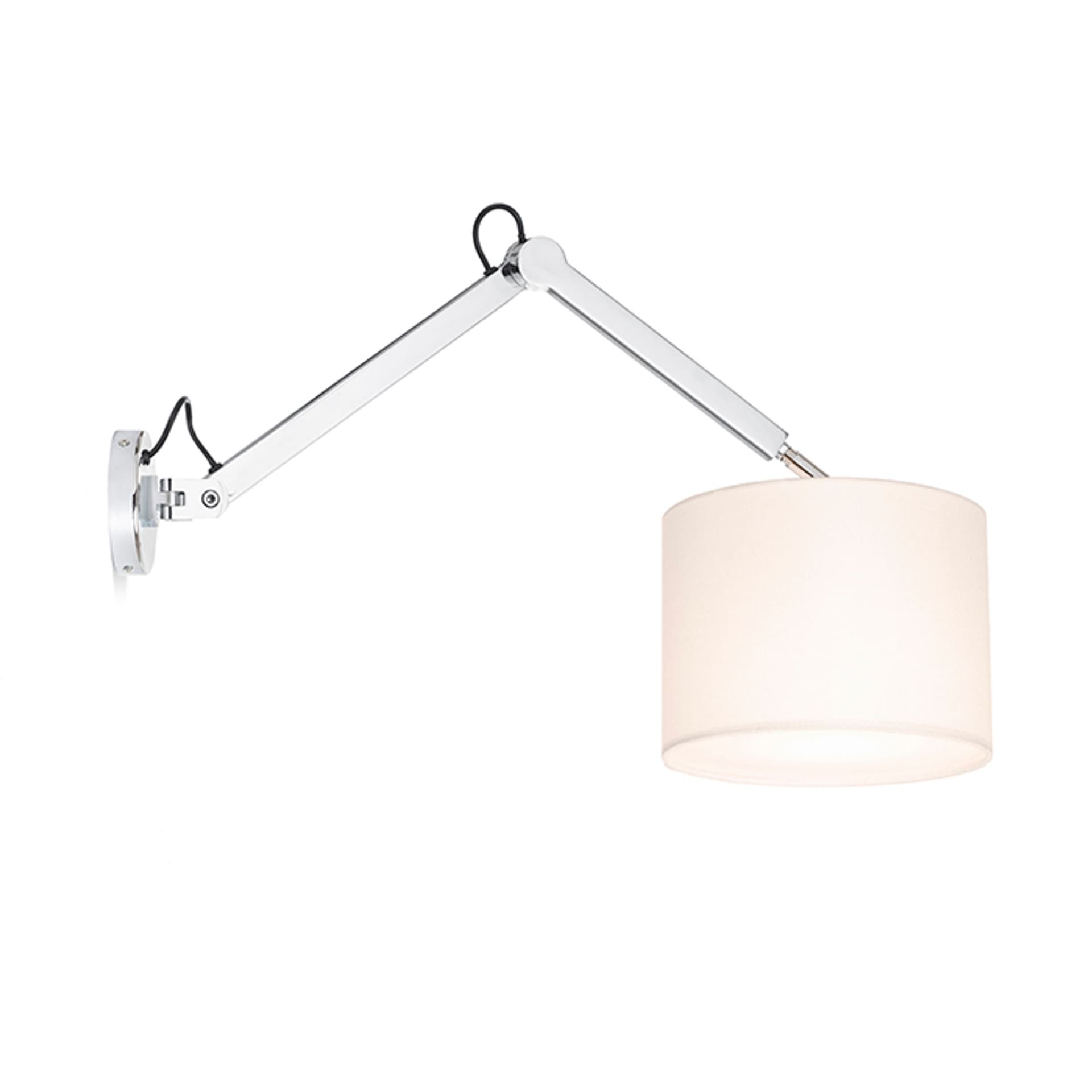 Aplică de perete Madison alb crom 230V LED E27 15W