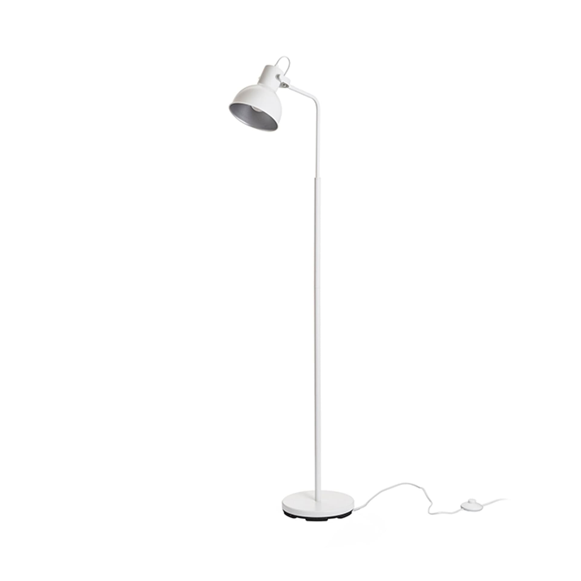 Lampă de podea Rendl Rosita alb/gri argintiu 230V LED E27 11W