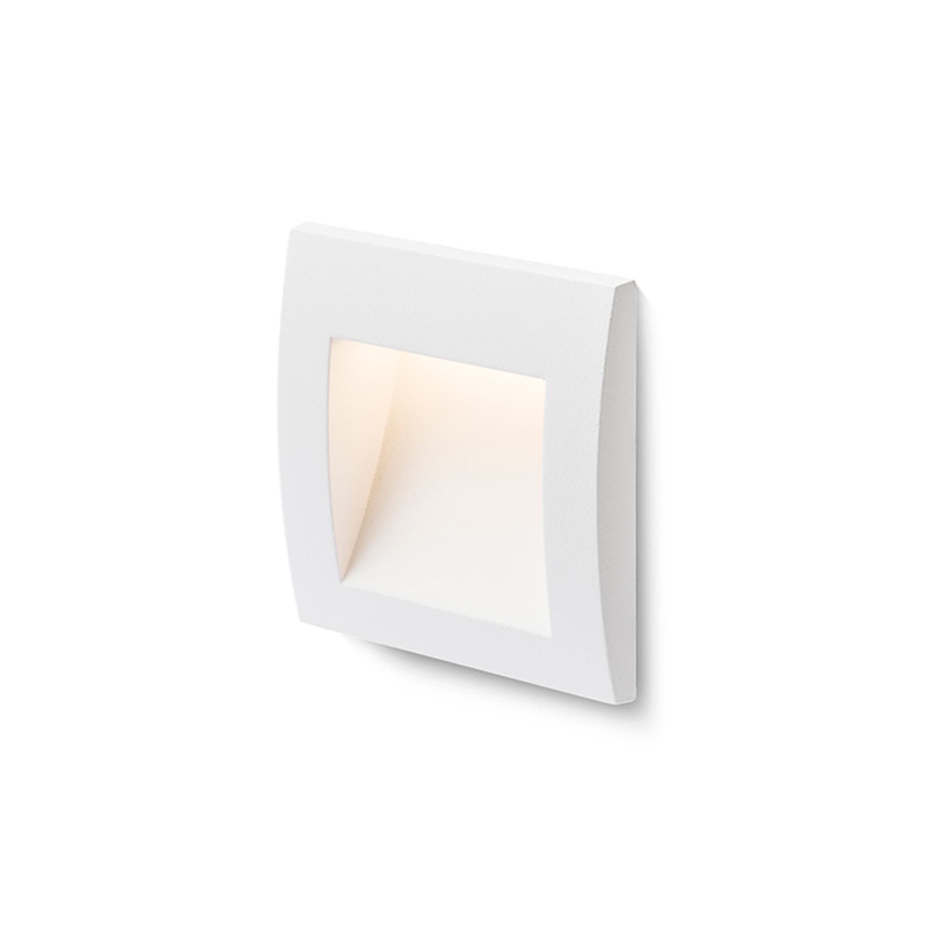 Spot încastrat exterior Rendl alb, LED 1,5W, lumină caldă