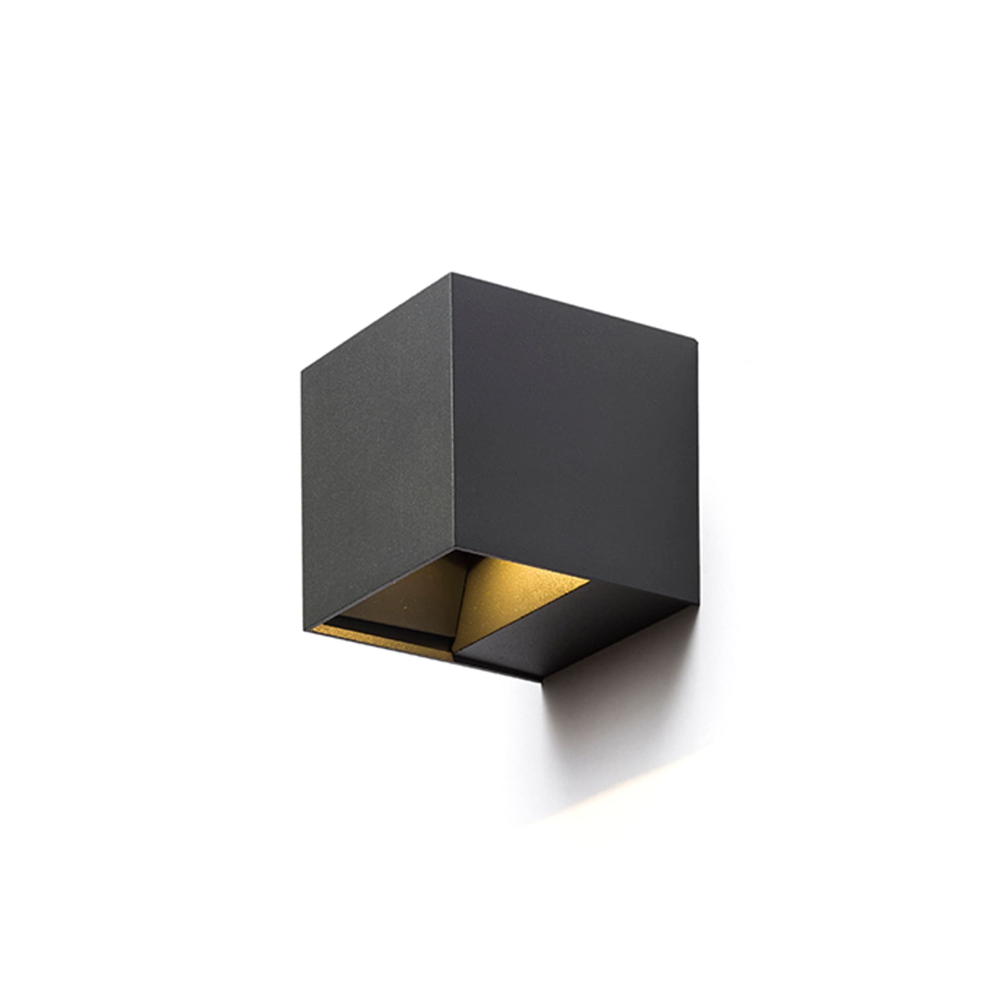 Corp de perete Rendl Carre antracit LED 2x3W IP54 3000K