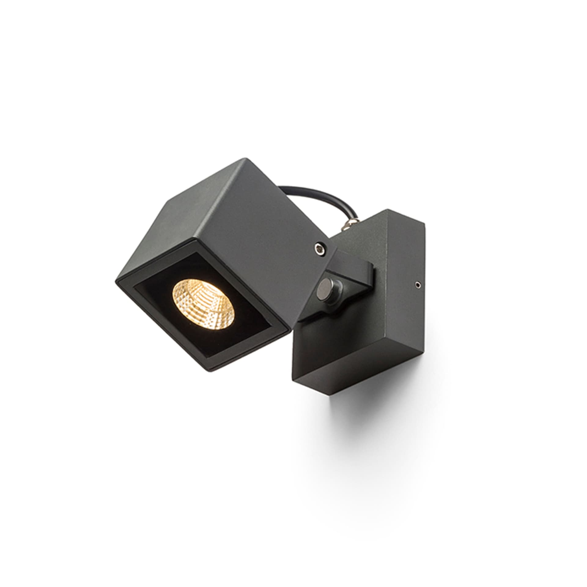 Aplică de perete Rendl Bora antracit LED 6W 3000K IP54 230V 44°