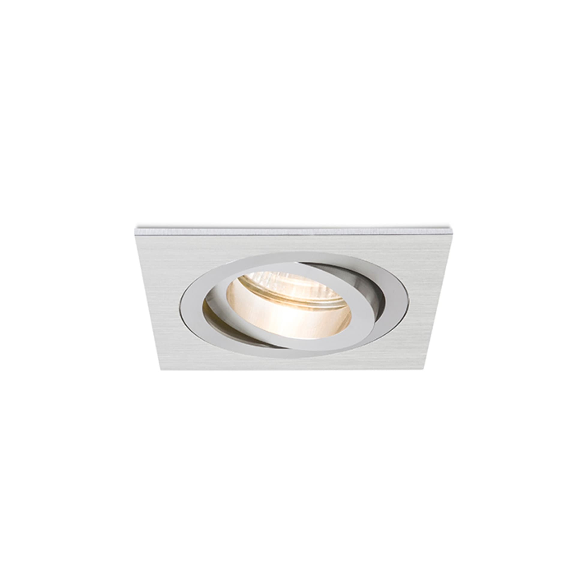 Spot încastrat Rendl Pasadena GU10 SQ, aluminiu, 230V, 7W