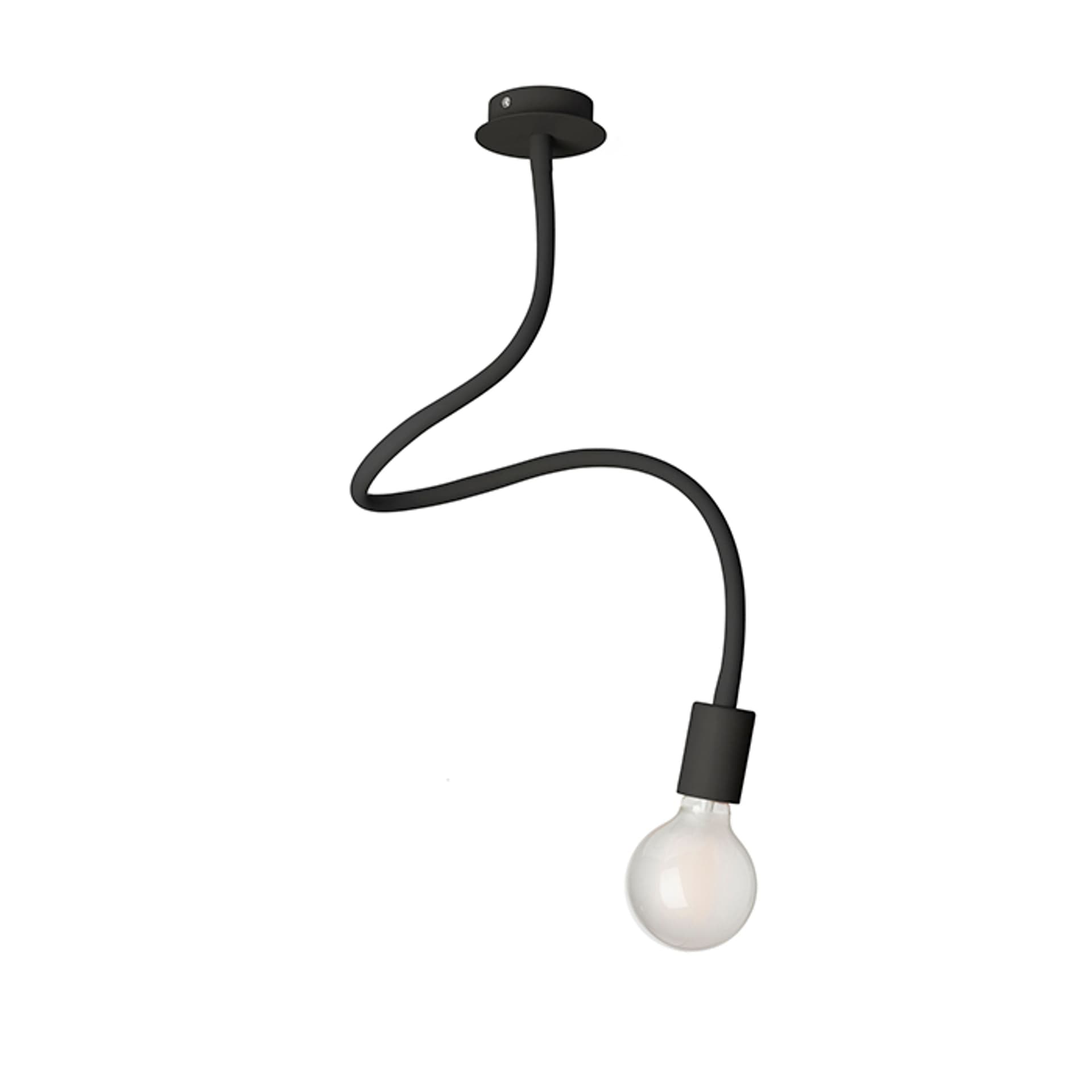 Corp de tavan Rendl Loyd negru, E27, 15W, 230V