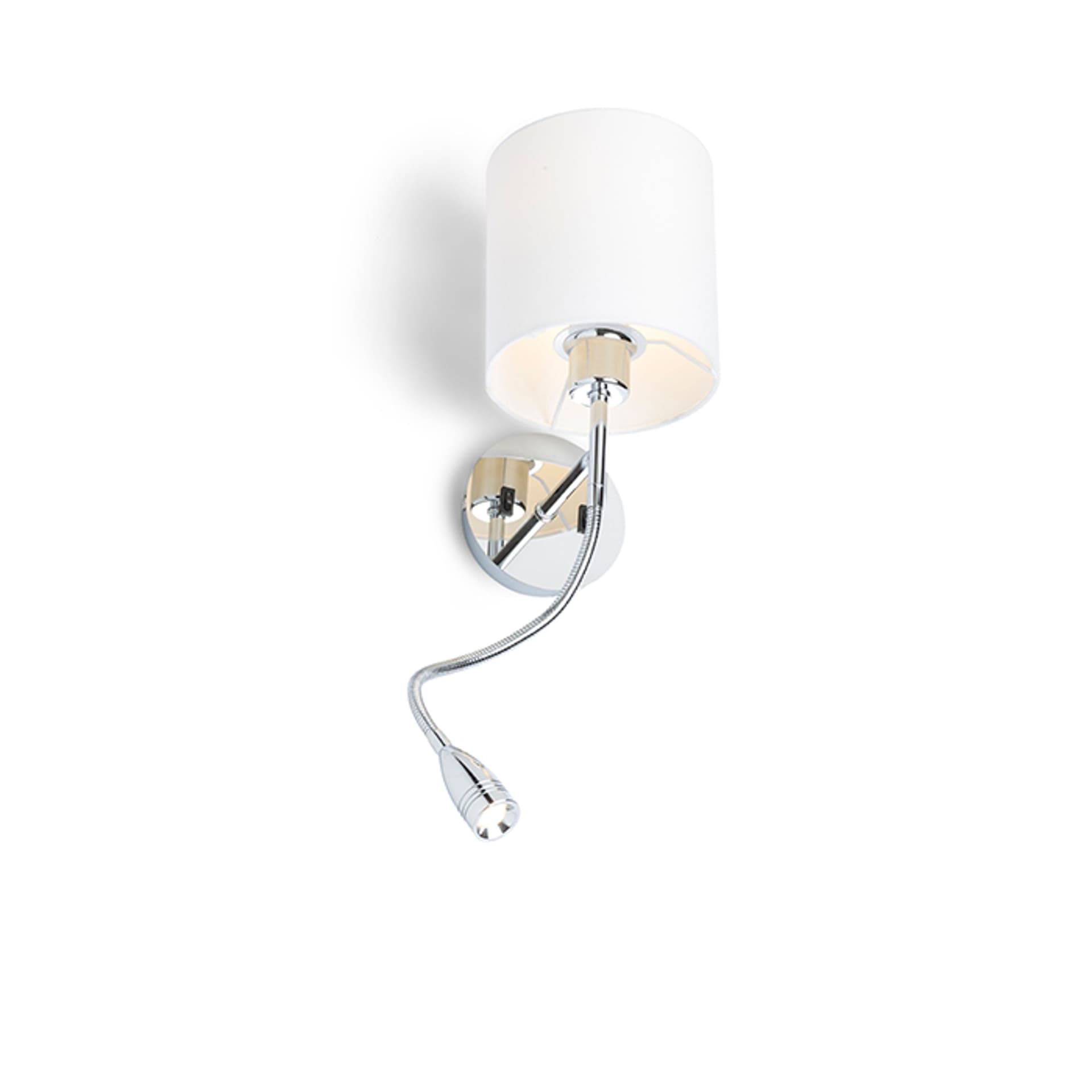 Spot decorativ Rendl, alb crom, LED 15+3W pentru casă