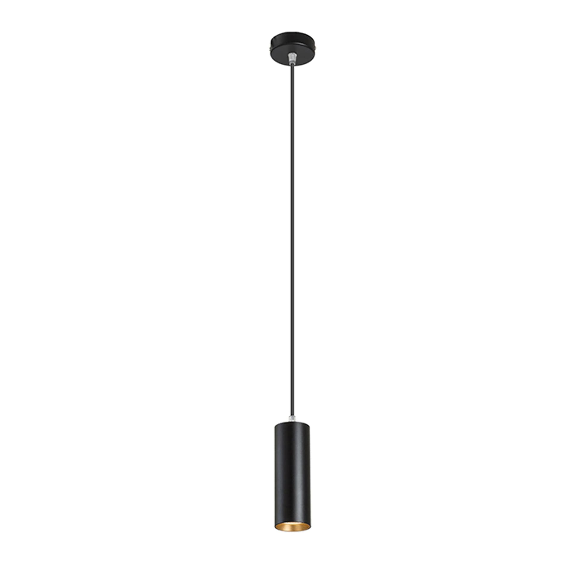 Pendul Rendl Mavro negru/auriu LED 12W 3000K 38° 230V
