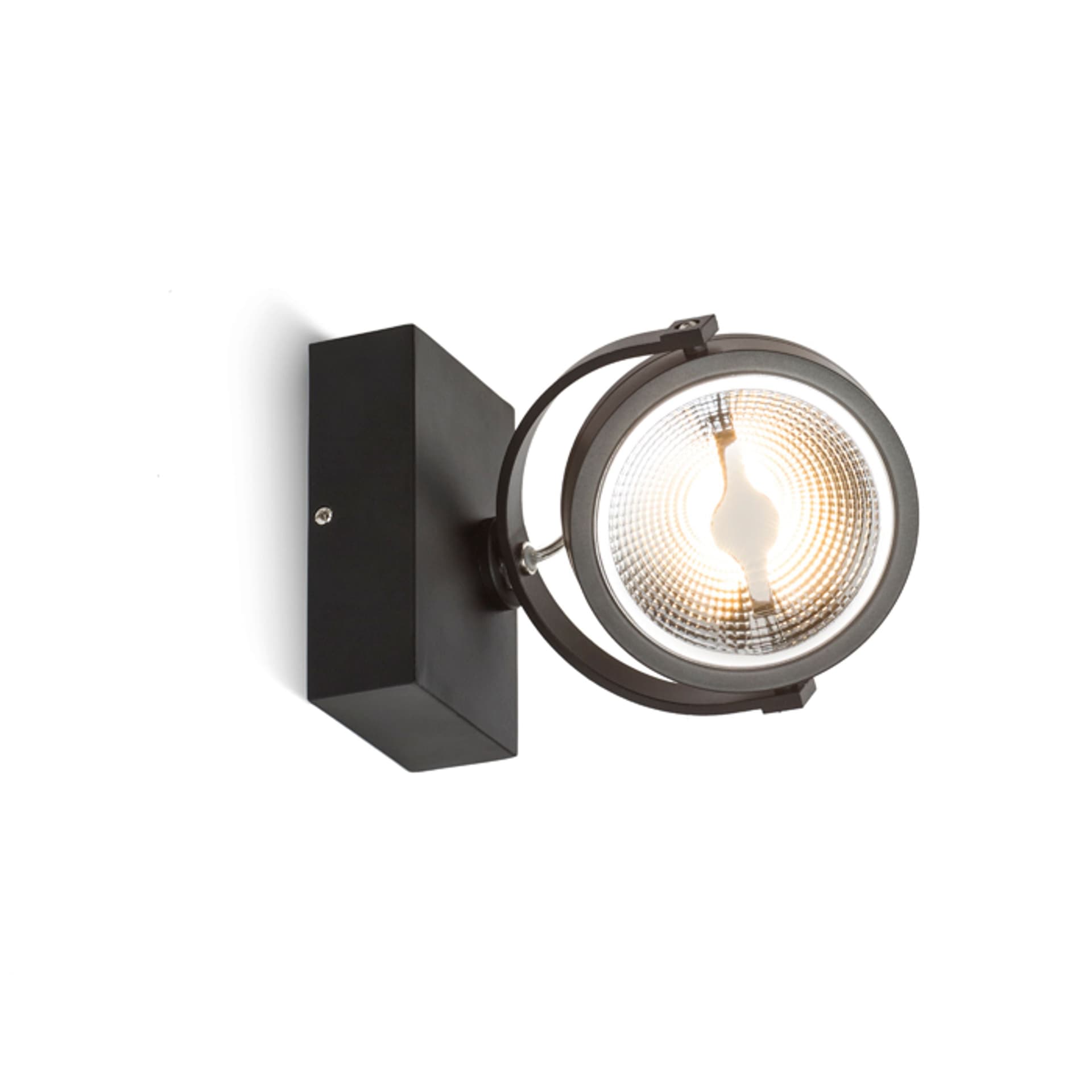 Aplica LED Kelly I Dimmer neagră 12W 3000K 24° 230V