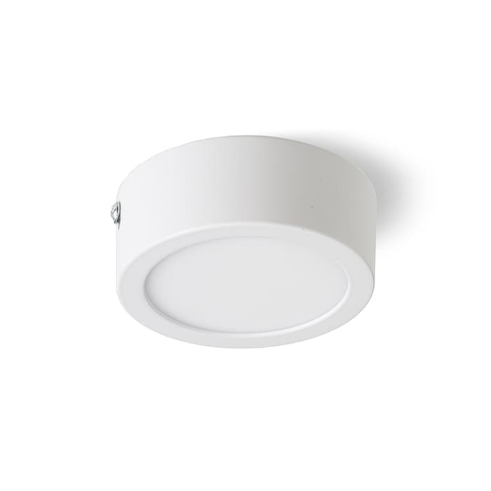 Corp de tavan LED Rendl alb, 6W, lumină caldă