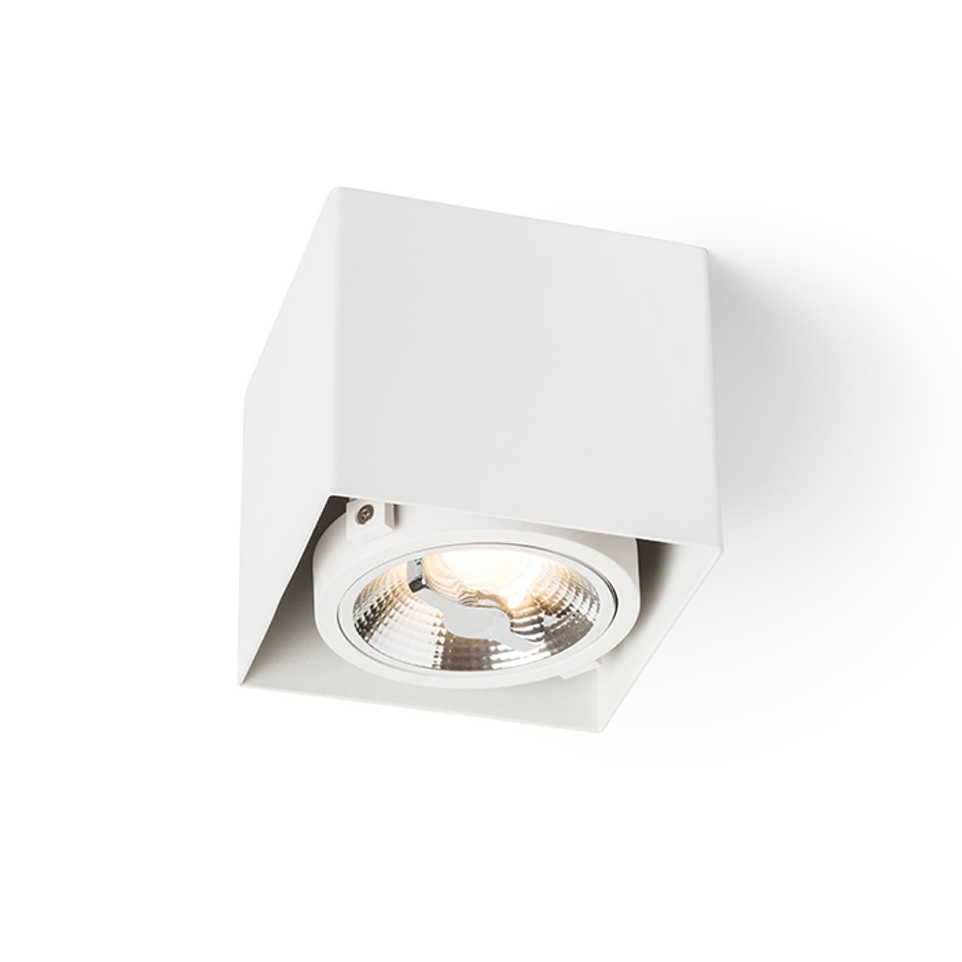 Spot LED de tavan Rendl alb mat, 15W, lumină caldă