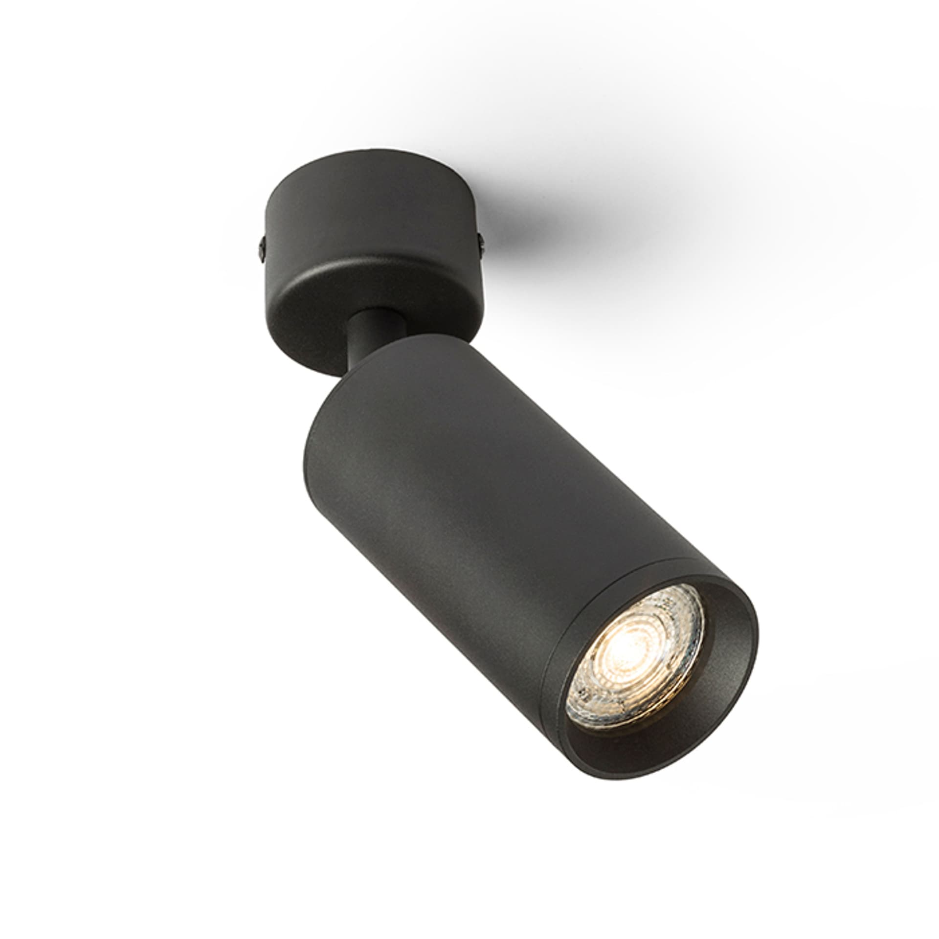 Corp de tavan negru Rendl Belenos, LED GU10 9W, 230V